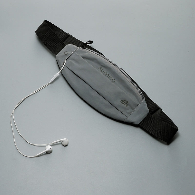Men's And Women's Outdoor Sports Equipment Night Running Reflective Waterproof Close-fitting Waist Bag