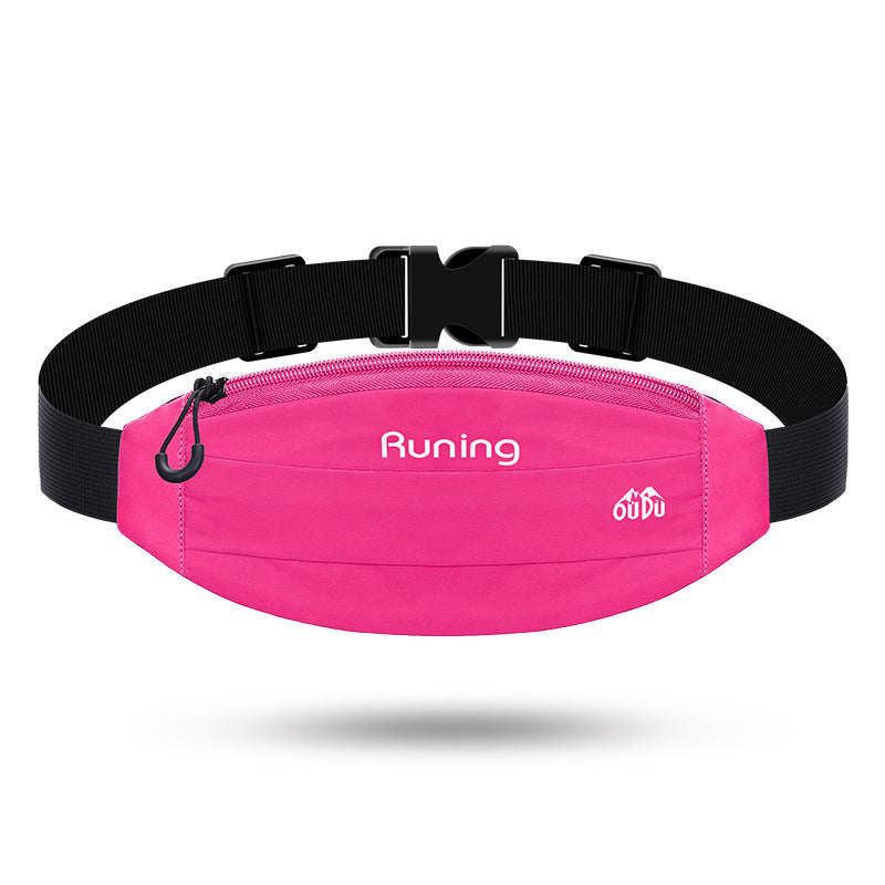 Men's And Women's Outdoor Sports Equipment Night Running Reflective Waterproof Close-fitting Waist Bag