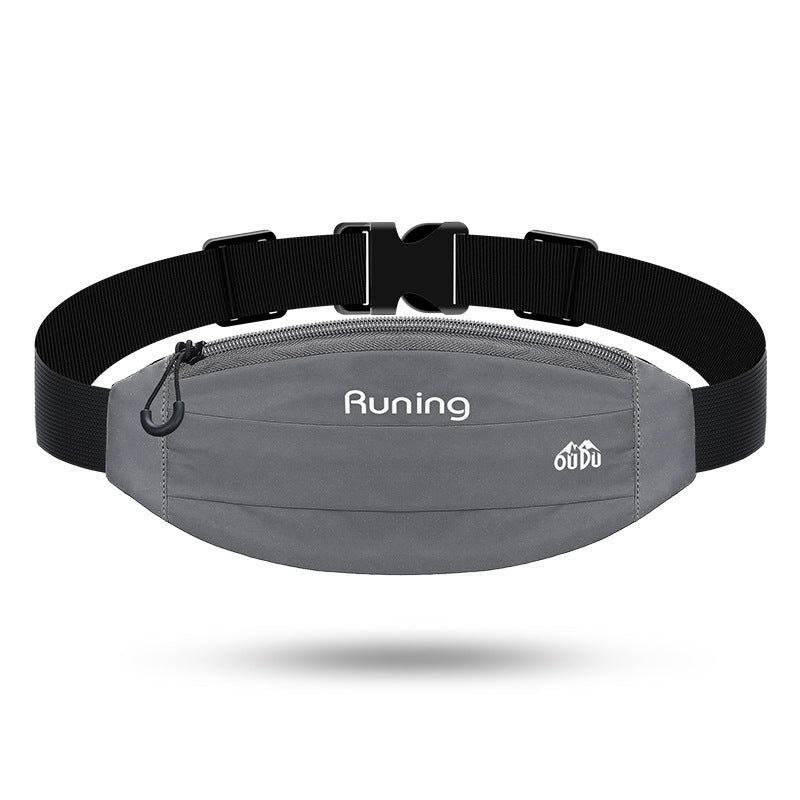 Men's And Women's Outdoor Sports Equipment Night Running Reflective Waterproof Close-fitting Waist Bag
